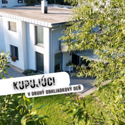 Novostavba rodinného domu na predaj s nádychom škandinávie v interiéri
